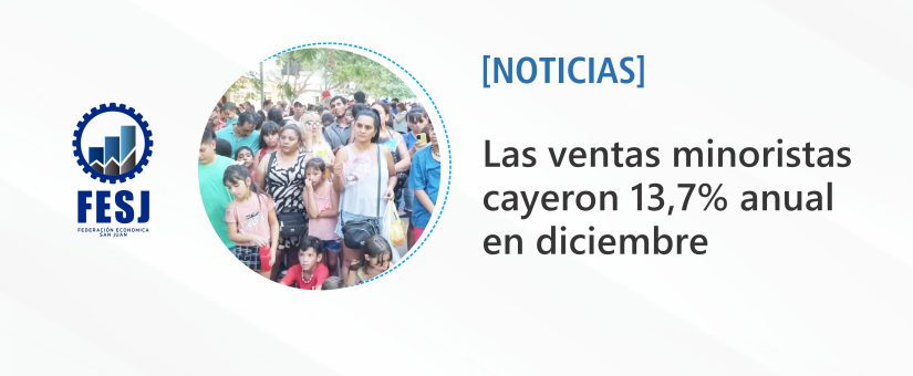 Ventas minoristas en diciembre