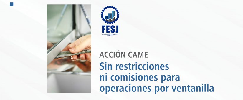 Sin restricciones ni comisiones por ventanilla