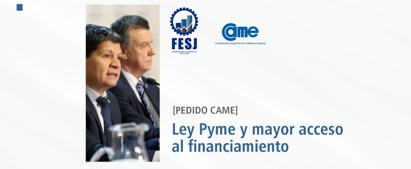 Ley Pyme y financiamiento