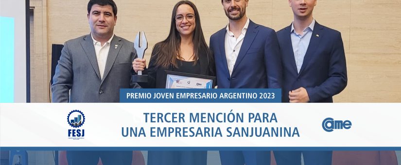 Tercer puesto para una empresaria sanjuanina