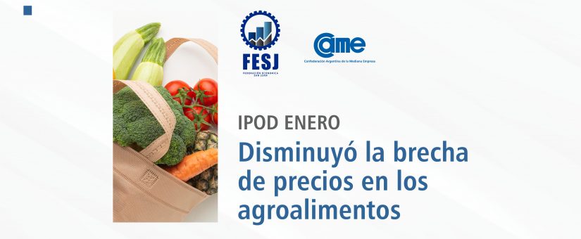 AGROALIMENTOS | IPOD DE ENERO