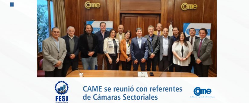 Reunión con Cámaras Sectoriales