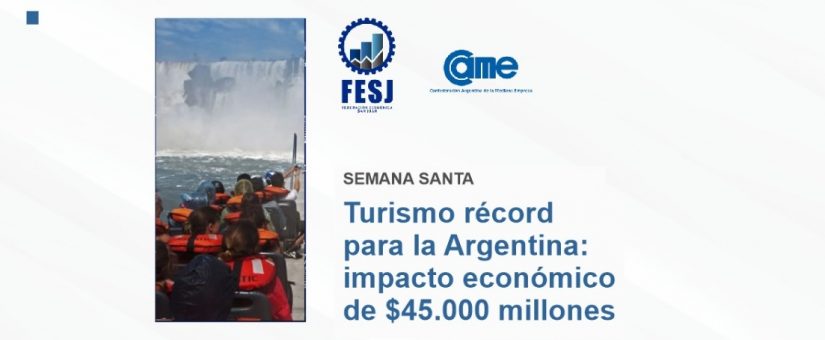 Turismo récord para la Argentina