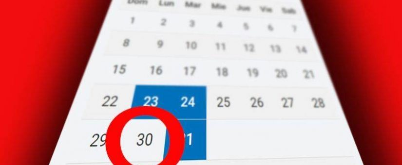 ¿Qué pasará con los días 30 y 31 de marzo?