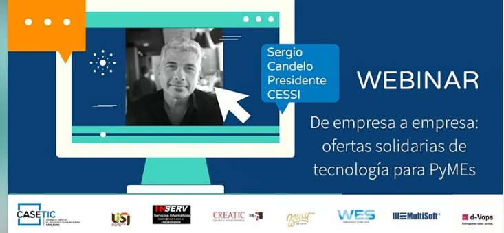 WEBINAR gratuito: «De empresa a empresa: oferta solidarias de tecnología para PyMEs»