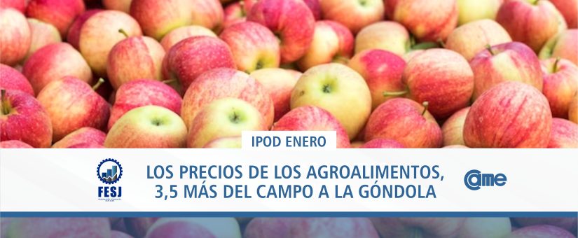 AGROALIMENTOS | IPOD ENERO 2023