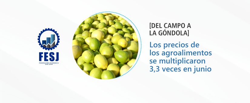 Agroalimentos: 3,3 veces más