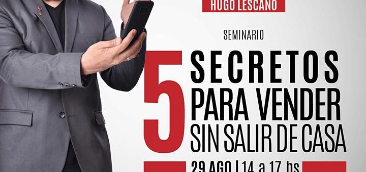 Seminario «5 secretos para vender sin salir de casa»