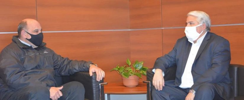 Dino Minnozzi charló con el Ministro Díaz Cano sobre reactivación económica
