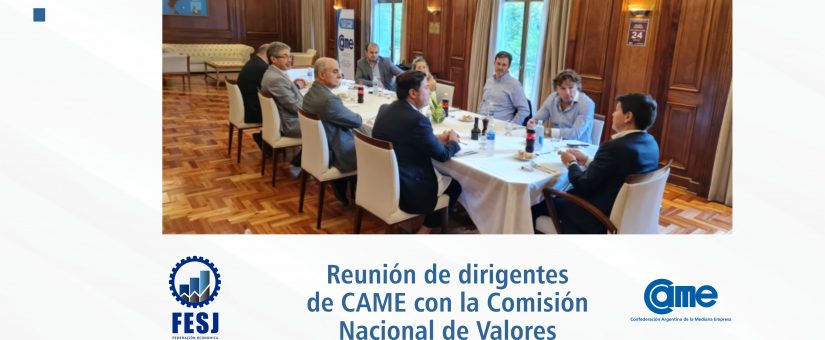 Reunión con la Comisión Nacional de Valores