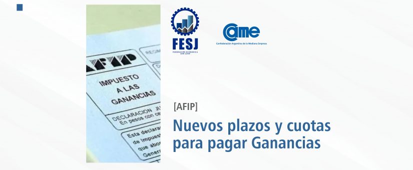 nuevos plazos para ganancias