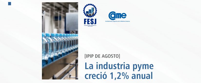 La industria creció 1,2% anual